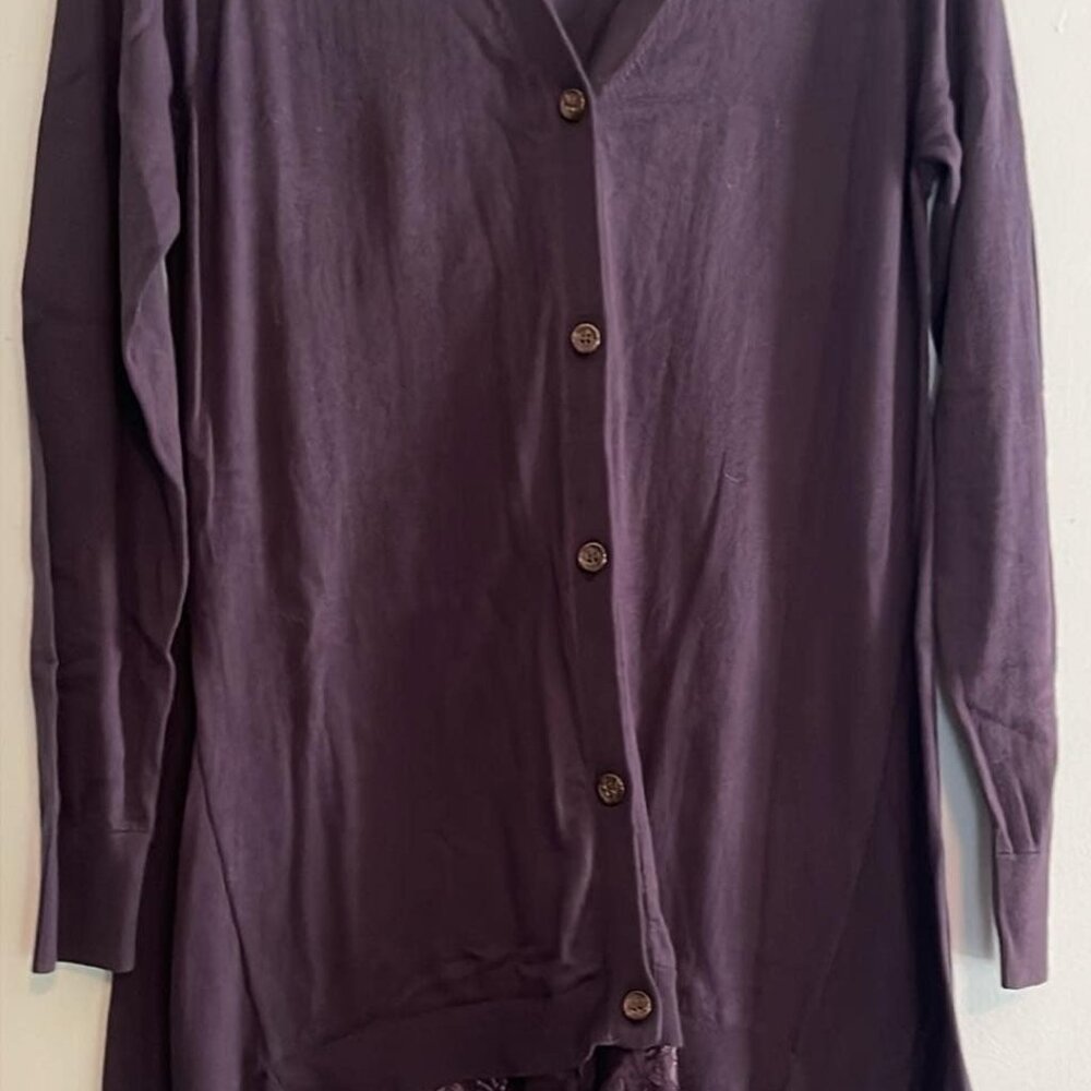 LOGO Woman's Sm Cashmere Blend Hi Lo Top Hocus Pokus Goth Grunge Fairy Whimsy